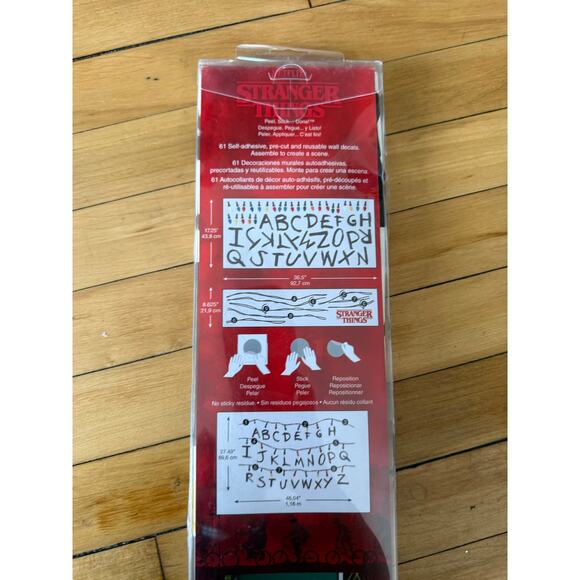 NWT Stranger Things Lights Wall Decal Set - Picture 3 of 5